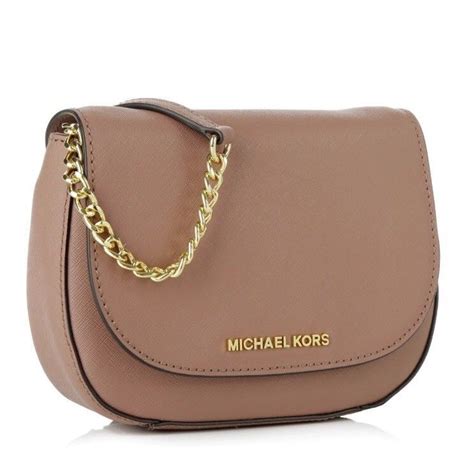 Michael Kors Dusty Rose Bedford Leather Crossbody Shoulder 